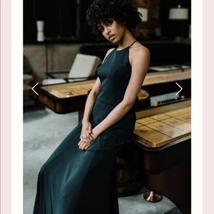 Jenny Yoo BLACK Naomi bridesmaid/black tie dress